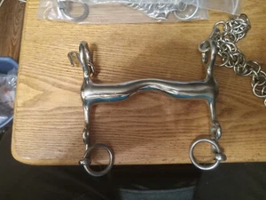 New English weymouth Bit dressage bit 5 inch mouth - Picture 1 of 4