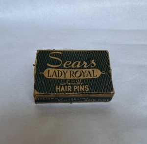 Vintage Box Of Sears Lady Royal Hair Pins - Picture 1 of 6