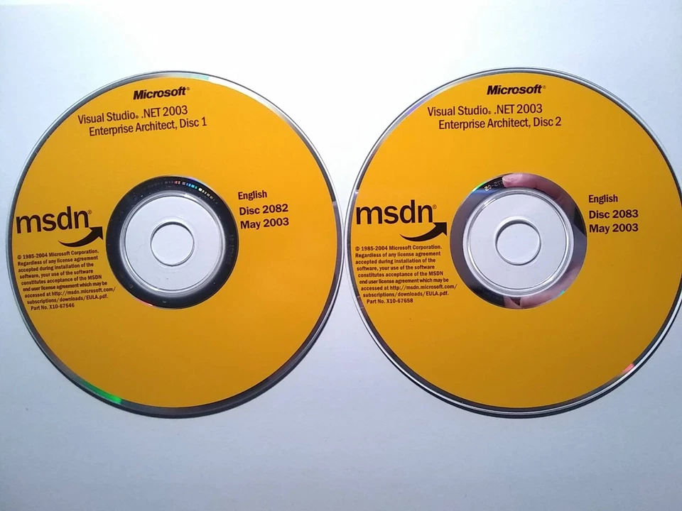 Microsoft Visual Studio .NET 2003 Enterprise Architect w/ License - Image 1 of 1