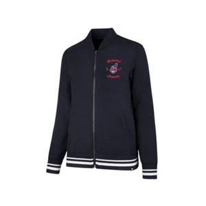 Cleveland Indians MLB Jacket Women's 47 Brand Zip Jacket - New - Picture 1 of 1