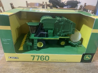 ERTL 7760 John Deere Cotton Picker 1/64 Scale Die Cast Metal Replica NIB - Image 1 of 4