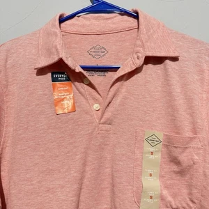 Camisa Polo St. John’s Bay Para Hombre Calce Clásico Pequeña Rosa Brezo Manga Corta - Imagen 1 de 5