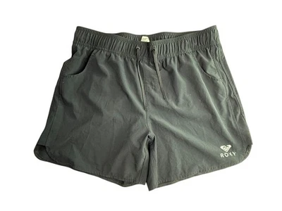 ROXY Board Shorts Black. Elastic Waistband and Drawstring. Size Teen Large. - Image 1 of 4