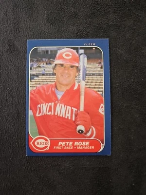⚾1986 Fleer No191 Пит Роуз⚾Почти как новый или лучше⚾ - Изображение 1 из 2