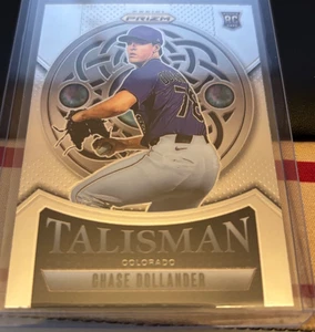 2025 Panini Prizm Chase Dollander RC Talisman Rockies  - Picture 1 of 3