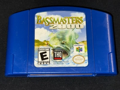 BASS Masters 2000 (Nintendo 64, 1999) Limpio/Probado/Auténtico N64 Foto 1 de 4
