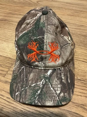 Under Armour baseball cap, one size, Antlers log, camoflauge - Image 1 of 4