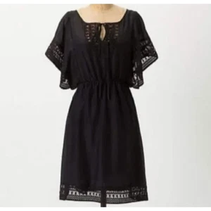 ANTHROPOLOGIE x HD In Paris NWOT Cotton Silk Blend Stone Harbor Coverup Black 6 - Picture 1 of 5
