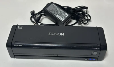 Epson Workforce ES-300W Auto Document Scanner Feeder Model J391A - Image 1 of 4