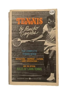 Tennis Pancho Gonzales Complete Tennis Book 1971 Paperback Sports Vintage - Bild 1 von 8
