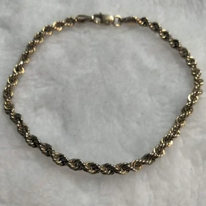 PGDA Seil Link Türkei 10K Gelbgold Armband 7" - Bild 1 von 6