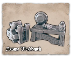 Arcane Workbench Legion Terrain Scenery Tabletop Miniatures 28mm - Picture 1 of 3