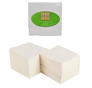 2 Ply White Beverage Napkins Pack of 100ct - Picture 1 of 7