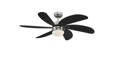 Ceiling Fan With Lamp Living Room Cooler Light Turbo Swirl Westinghouse - Image 1 of 4