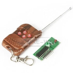 Controlador inalámbrico de radio RF 433 MHZ 4 canales + control remoto - Imagen 1 de 5