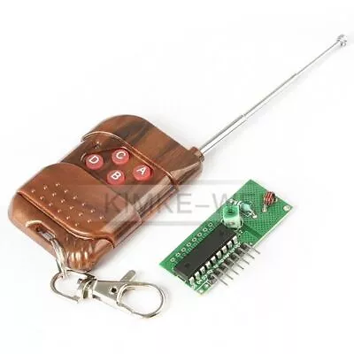 433MHZ 4 Channel RF Radio Wireless Controller + Remote - Image 1 of 4