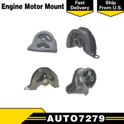 Juego de 4 montajes de motor DEA para 93-95 CIVIC DEL SOL 1,5 L antes #PS003627 Foto 1 de 4