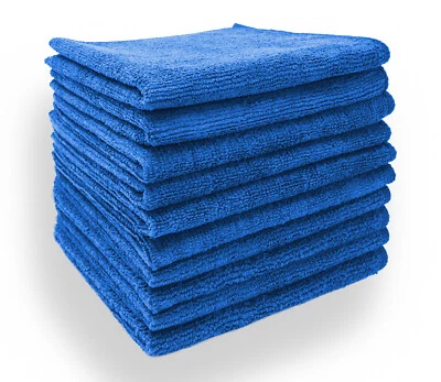 SBS® Mikrofasertücher 40 x 40cm Blau Reinigungstücher Poliertuch vers. Menge  - Bild 1 von 4