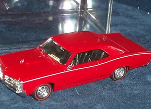 CLASSIC METAL WORKS 1966 PONTIAC GTO HARDTOP 1/24 RED/BLACK - Picture 1 of 7