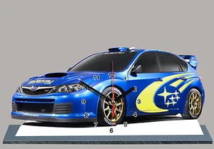 MODEL CARS,  SUBARU-03, CAR Rally with Clock - Picture 1 of 1