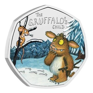 REINO UNIDO The Gruffalo's Child 2024 50p Moneda de color sin circulación - Imagen 1 de 4