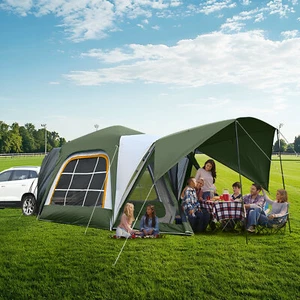 Docred 6-8 People Tent 10x10ft Pop Up SUV Tent Attachment & Screen Room & Awning - Picture 1 of 22