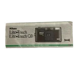 Nikon Lite Touch & Light Touch QD Original User Instruction Manual - Imagen 1 de 2