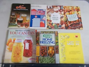 7 FREEZING CANNING DRYING FOOD COOKBOOKS # TRADE PB FRUITS PRODUCE - Imagen 1 de 3