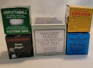 5 Gag Novelty Golf Balls B2 - Picture 1 of 10