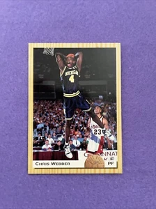 1993-94 Classic Chris Webber Draft Picks #1 NBA Michigan Fab 5 Kings Wizards USA - Picture 1 of 2