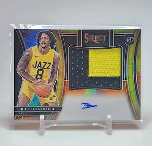 Parche automático de novato 2023-24 Panini Select Brice Sensabaugh Tie Dye/25 - Imagen 1 de 2