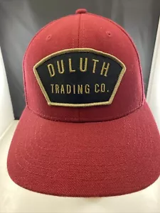 Duluth Trading Co. Mütze Kappe Druckknopflasche verstellbar M/L Militär Logo rot - Bild 1 von 10