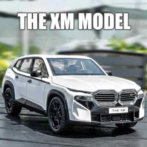 1:24 BMW XM SUV Alloy Sports Car Model Diecast Toy Car Vehicle Sound Light - Picture 1 of 28