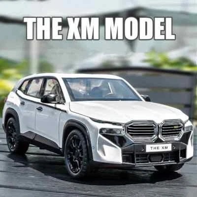 1:24 BMW XM SUV Alloy Sports Car Model Diecast Toy Car Vehicle Sound Light - Image 1 of 4
