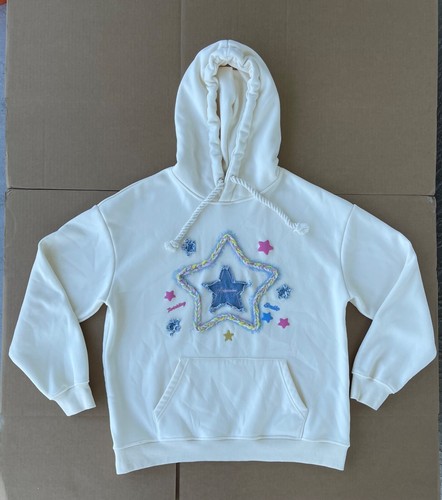 OFF WHITE Felpa con cappuccio Aelfric Eden donna media avorio multi stella