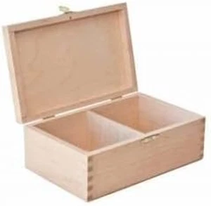 Wooden Storage Box / Case for Standard Size Chess Pieces - Chessmen Not Included - Picture 1 of 12