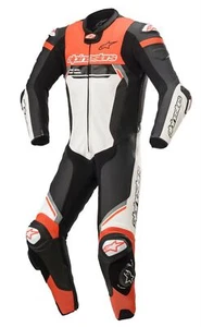 Alpinestars Missile V2 Ignition Leather Suit 1 Pc White Red - Picture 1 of 1