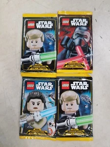 Lot of 4 - LEGO Star Wars - Series 1 Trading Cards Sealed Packs - Picture 1 of 5