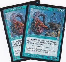 Magic MTG Portal: Deep-Sea Serpent X 2
