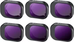 K&F Concept ND4, ND8, ND16, ND32, ND64, ND1000 ND Filter Kit for DJI Mini 4 Pro - Picture 1 of 8