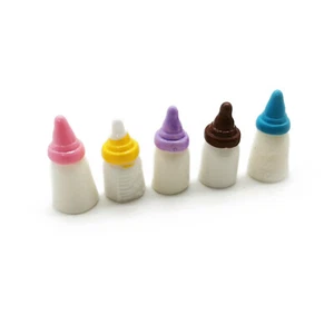 Juego de 5 piezas de accesorios en miniatura para bebé alimentador de resina para casa de muñecas 1:6 - Imagen 1 de 4