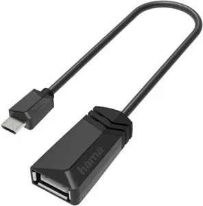 HAMA OTG Adapter Micro-USB Stecker auf USB A Buchse OTG Kabel Handy Tablet - Bild 1 von 1