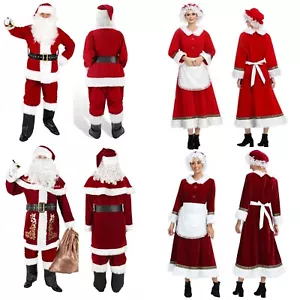 Tuta Babbo Natale Uomo Deluxe Natale Adulto Babbo Natale - Foto 1 di 29