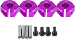 4x 12mm Adaptador Porta Ruedas Morado 7mm para HSP Sakura 1:10 RC Coches - Imagen 1 de 6