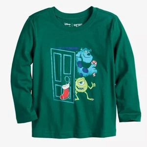 Disney Pixar Monsters Inc Toddler Boy 4T Softest Graphic Tee Jumping Beans New - Picture 1 of 3