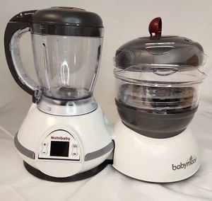 Calentador de vapor procesador de alimentos para bebés Babymoov Nutribaby A001113 probado funciona - Imagen 1 de 24