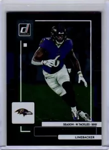 Patrick Queen Purple Donruss /91 SSP Super Short Print Color Match - Picture 1 of 2