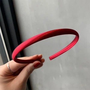 Diadema antideslizante de satén color caramelo aro para cabello fino mujeres niñas hágalo usted mismo herramienta de peinado - Imagen 1 de 12