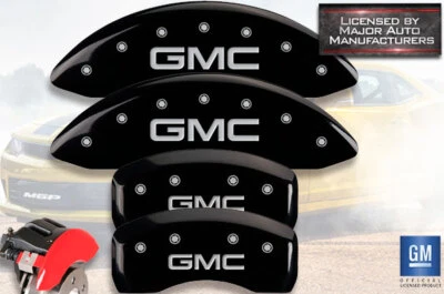 Cubiertas de pinza de disco de freno MGP negras delanteras + traseras 2018-2024 "GMC" Terrain 16" Foto 1 de 4
