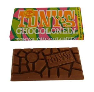 Tony's Chocolonely | Milk Pecan Caramel | Milk Chocolate Bar with Pecan & Carame - Picture 1 of 7